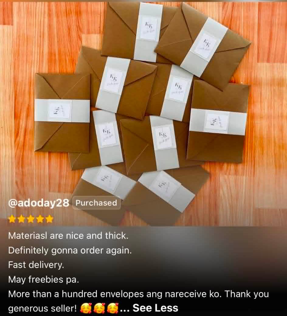 Customer review screenshot