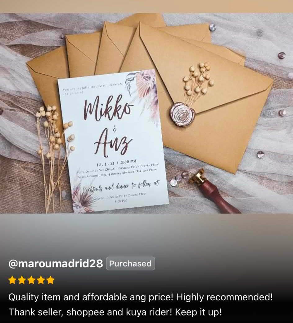 Customer review screenshot